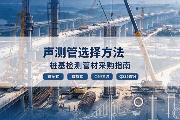 双江声测管选型标准