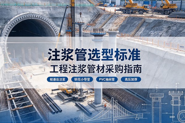 双江注浆管选型标准