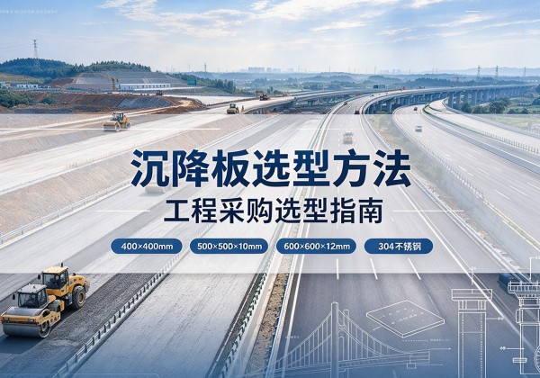 双江沉降板选择方法