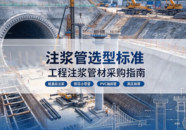 双江注浆管选型标准